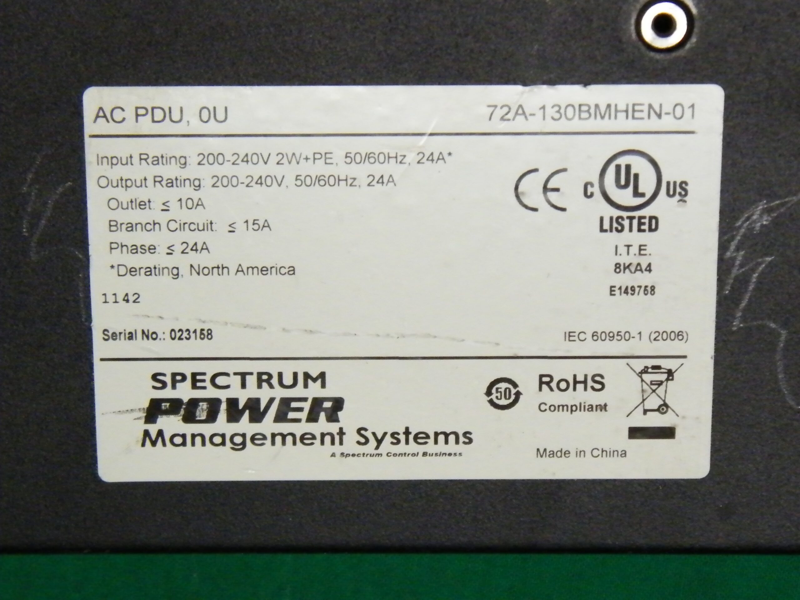 Spectrum 72A-130BMHEN-01 - Image 3